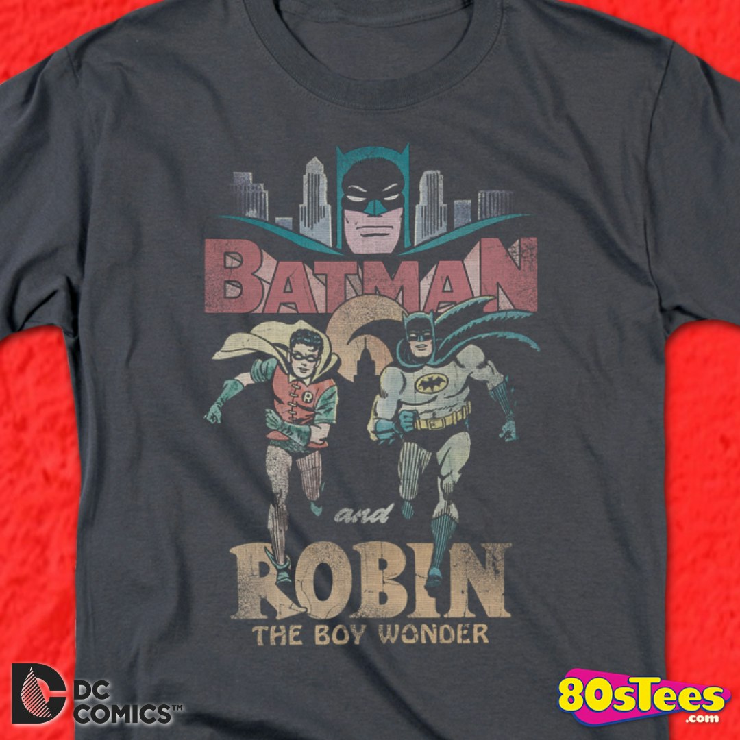 DC Comics M Batman L Details about  / Robin #1 Sidekick boys T-shirt cotton blend XL